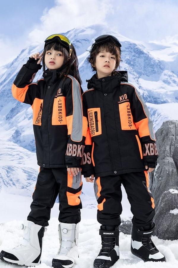 XwXwSeui Kids Reflective Insulated Snow Suits