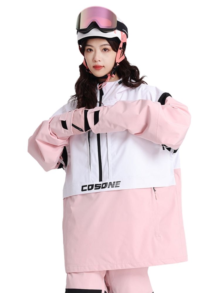 XwXwSeui Men Women Baggy Style Outdoor Snow Jacket