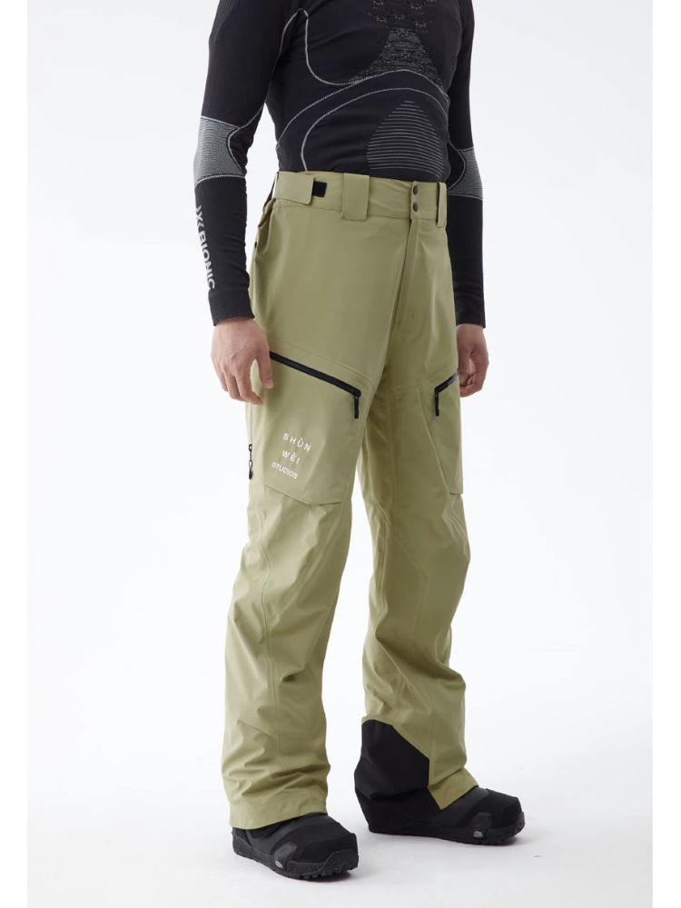 XwXwSeui Men Women 3L Outdoor Shell Ski Pants