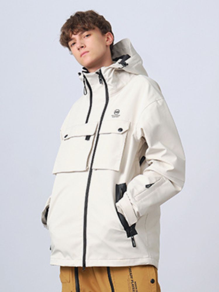 XwXwSeui Men Women  Limited Edition Hood Snow Jacket