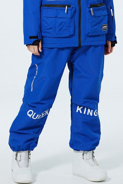 XwXwSeui Men Women Loose Insulated Ski Pants