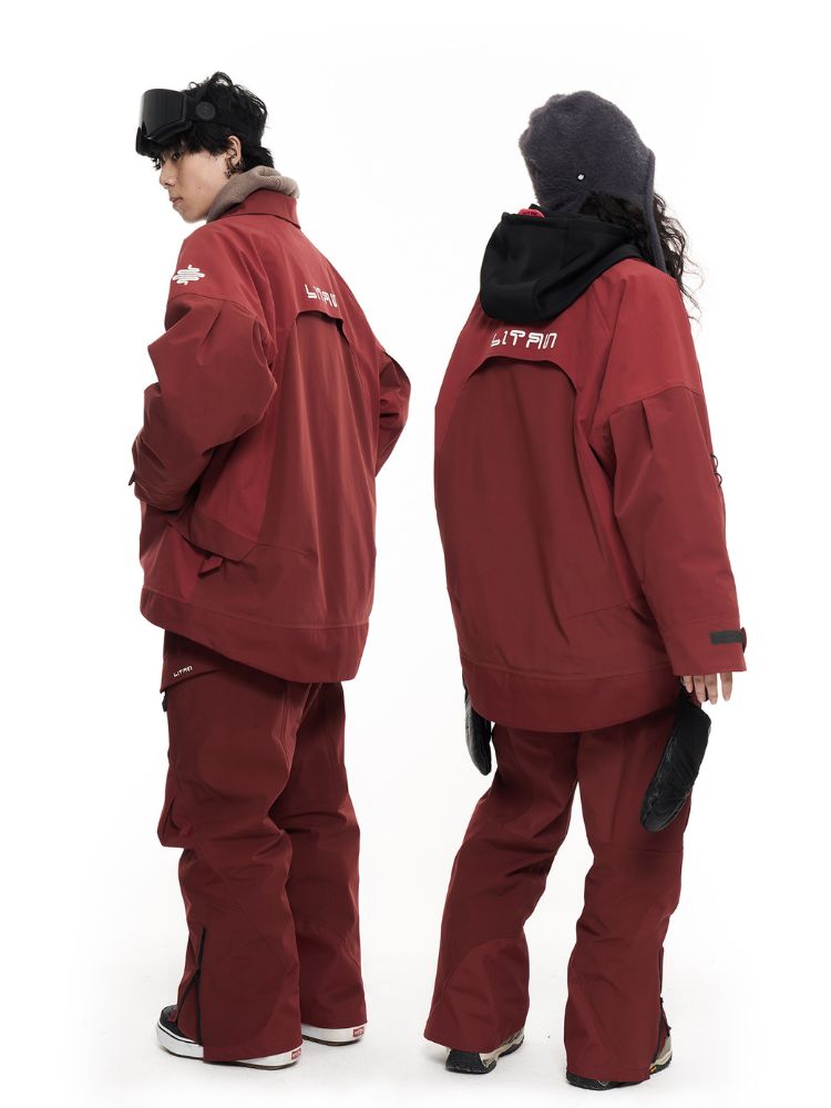 XwXwSeui Men Women Hooded Insulated Snow Suits