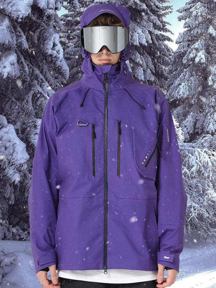 XwXwSeui Men Women Outdoor Hooded Insulated Snow Jacket