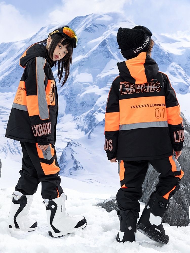 XwXwSeui Kids Reflective Insulated Snow Suits