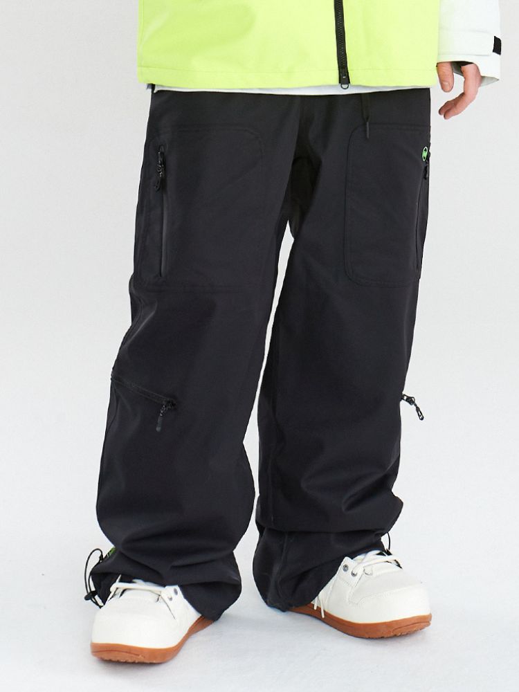 XwXwSeui Men Women Loose Insulated Ski Pants