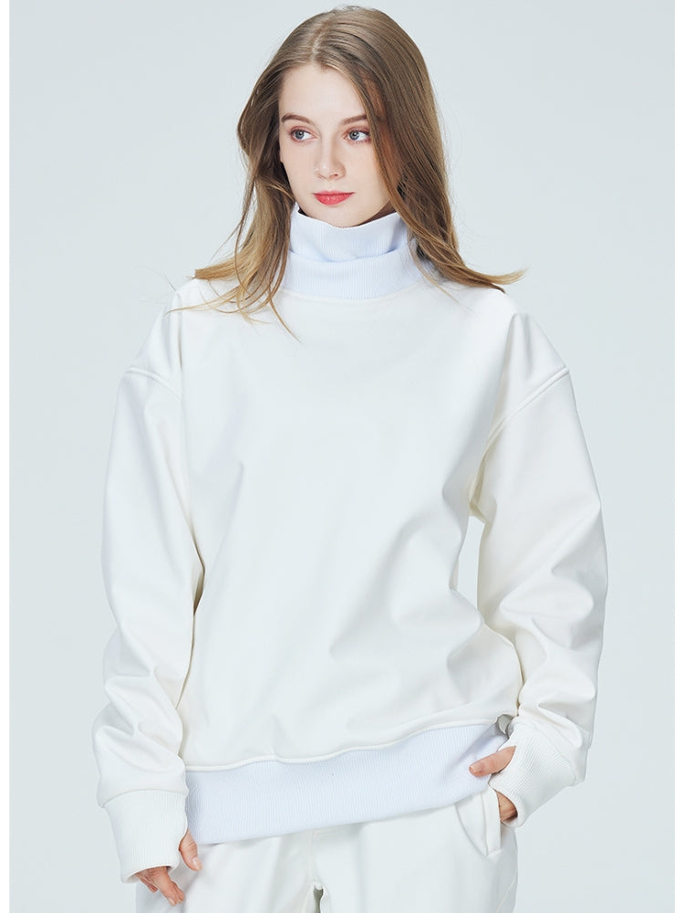 XwXwSeui Men Women Turtleneck Outdoor Ski Sweatshirt