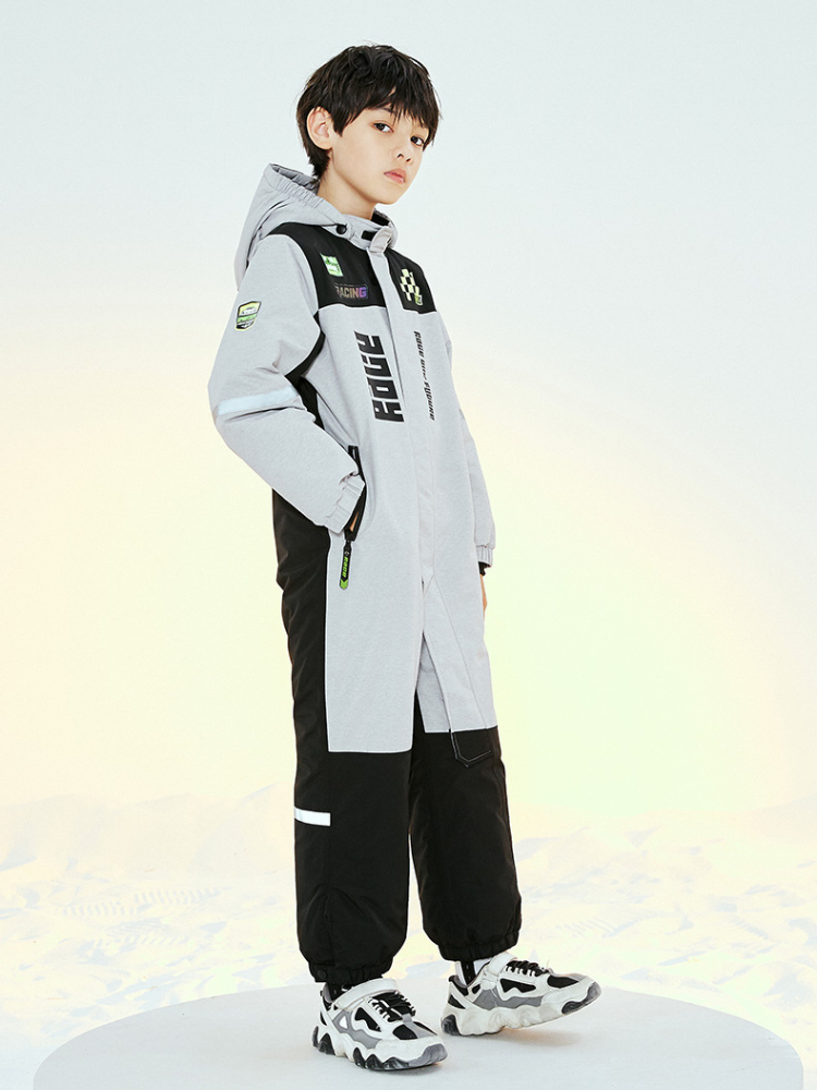 XwXwSeui Kids Insulated Hood Ski Jumpsuits