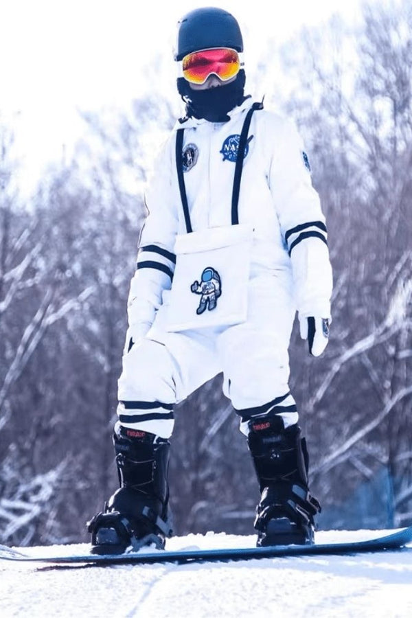 XwXwSeui Kids Insulated NASA Space Ski Jumpsuit