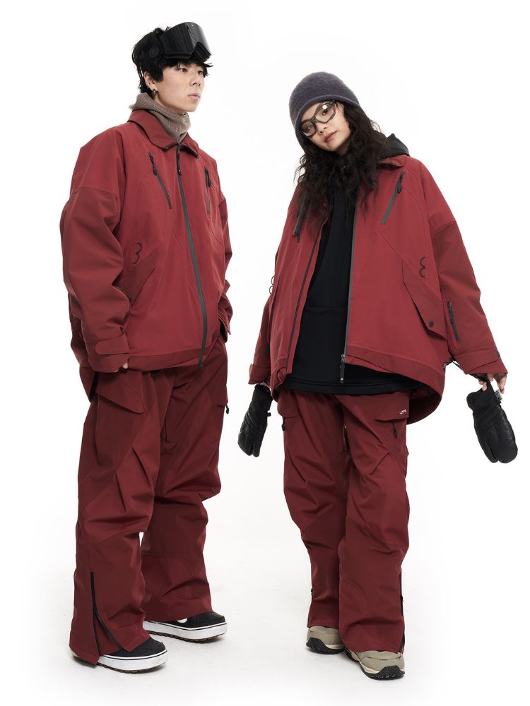 XwXwSeui Men Women Hooded Insulated Snow Suits