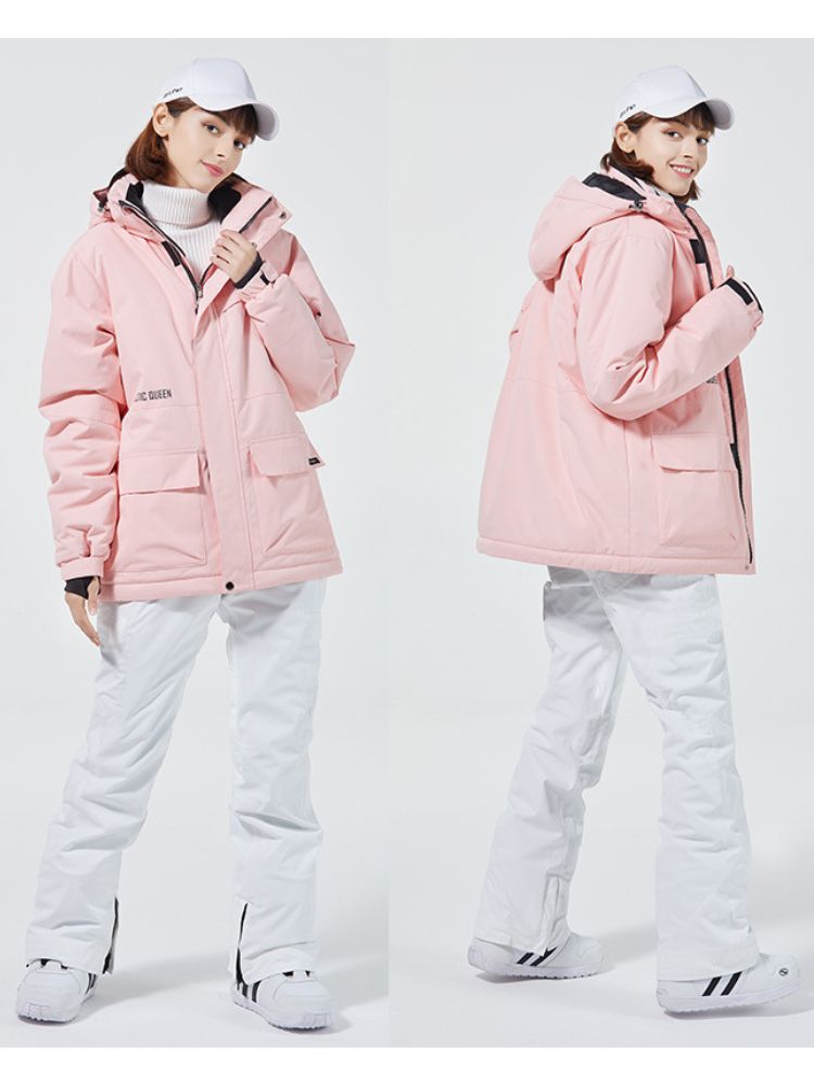 XwXwSeui Women Hooded Waterproof Snow Suits