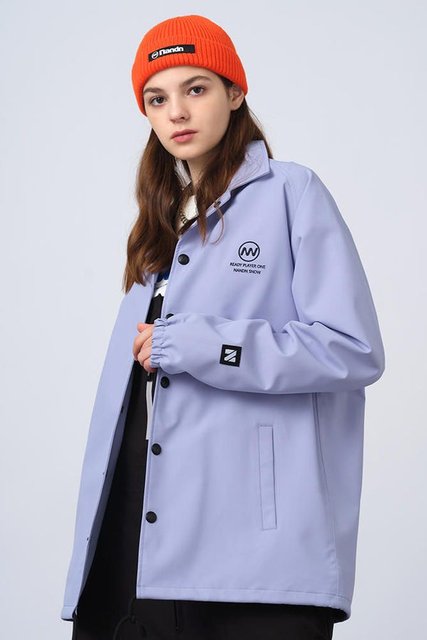 XwXwSeui Men Women Air Dry Lapel Snow Jacket