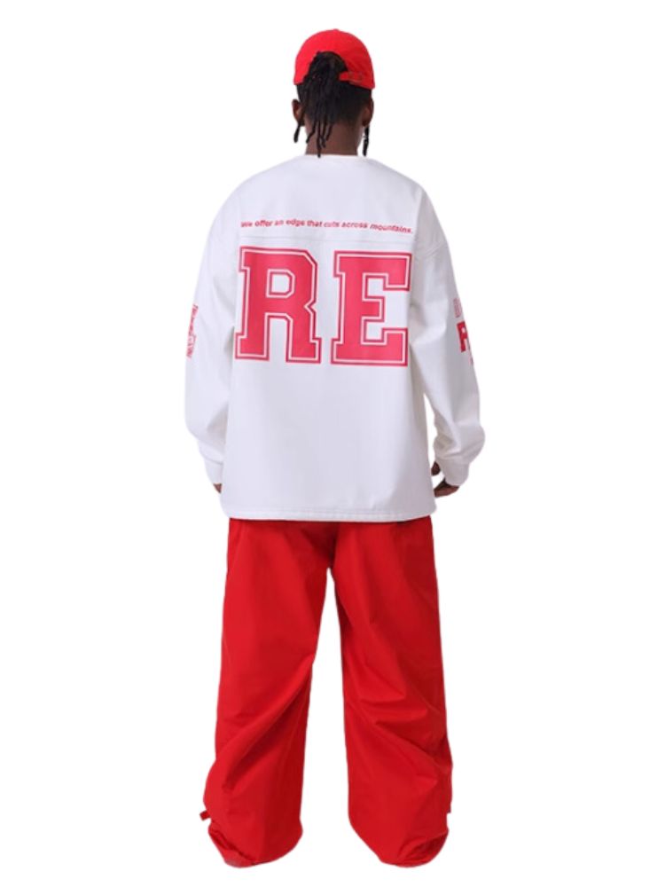 XwXwSeui Women Men Fashionable Loose Single Double Board Hip-Hop Style Sweater