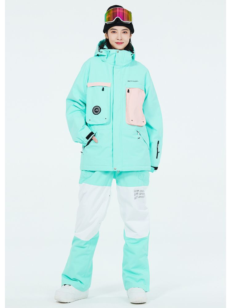 XwXwSeui Men Women Outdoor Windproof Snow Suits