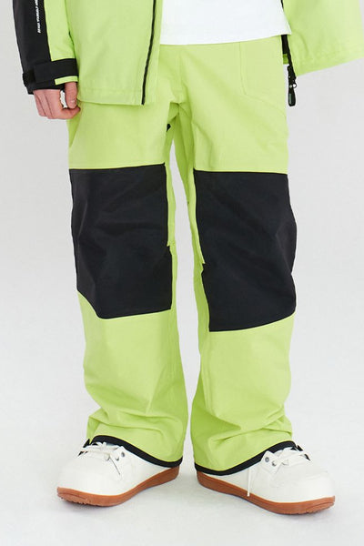 XwXwSeui Men Women Straight Waterproof Ski Pants