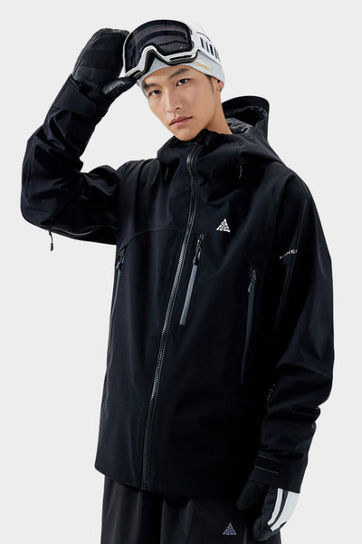 XwXwSeui Womens Mens Waterproof Windproof Insulated Solid 3L Skiing Jackets