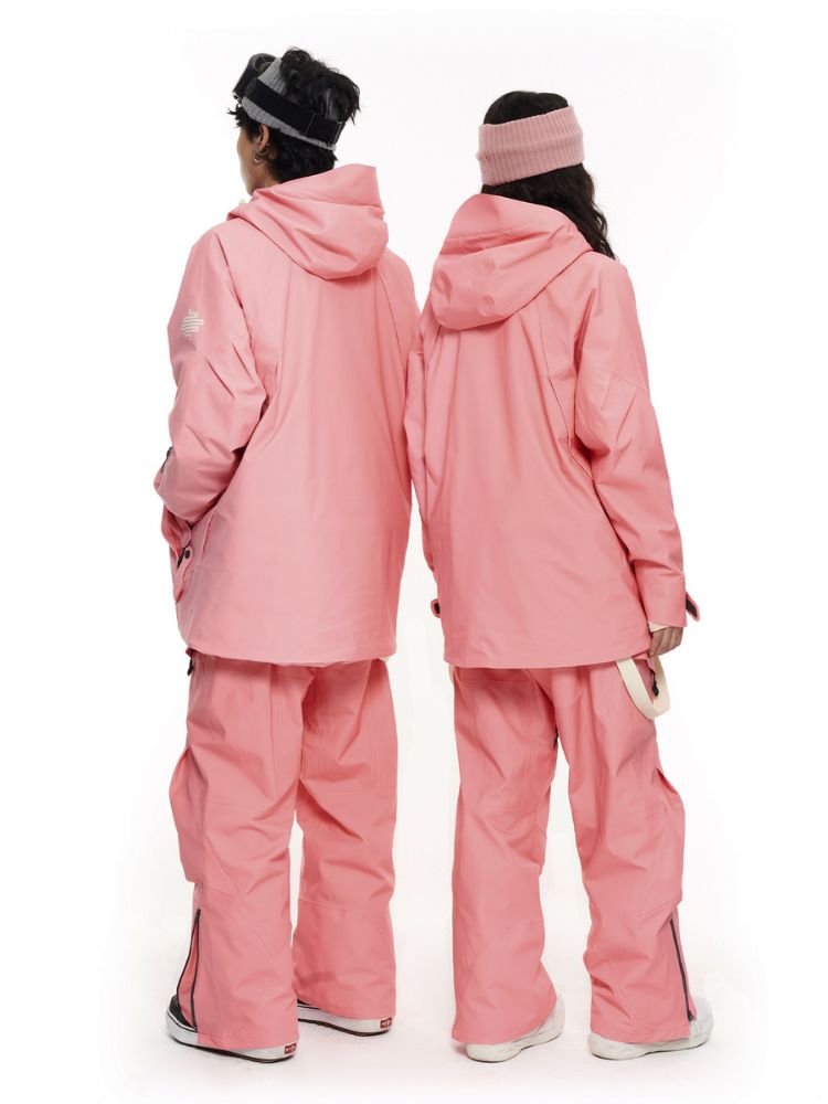 XwXwSeui Men Women Gradient Insulated Snow Suits