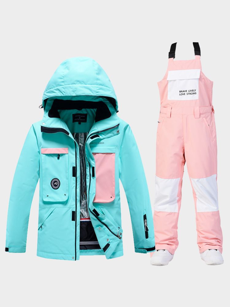 XwXwSeui Men Women Outdoor Windproof Snow Suits