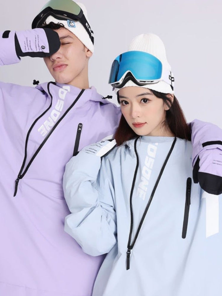 XwXwSeui Men Women Zipper Outdoor Snow Suits