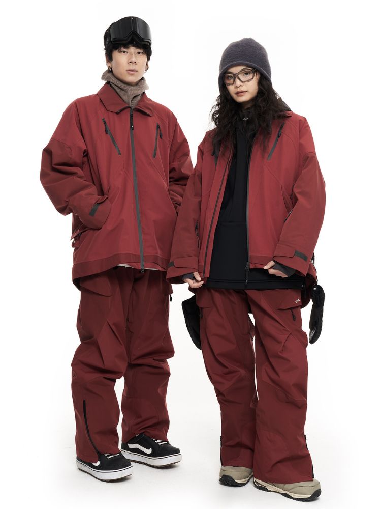 XwXwSeui Men Women Hooded Insulated Snow Suits