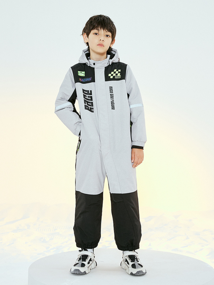 XwXwSeui Kids Insulated Hood Ski Jumpsuits