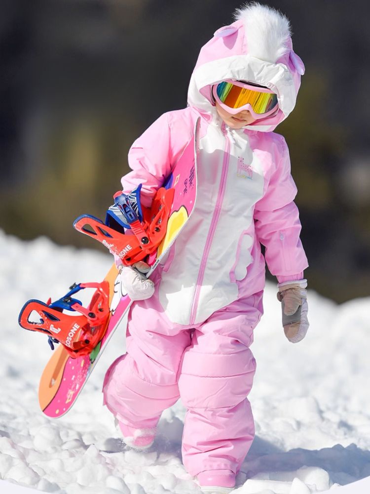 XwXwSeui Kids Animal Style Hooded Ski Jumpsuit