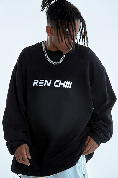 XwXwSeui Men Women Trendy Hip-Hop Loose Single Board Double Board Warm Fleeced Sweater