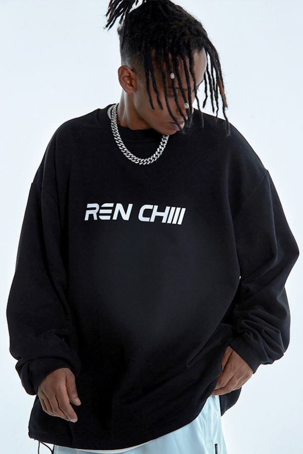 XwXwSeui Men Women Trendy Hip-Hop Loose Single Board Double Board Warm Fleeced Sweater