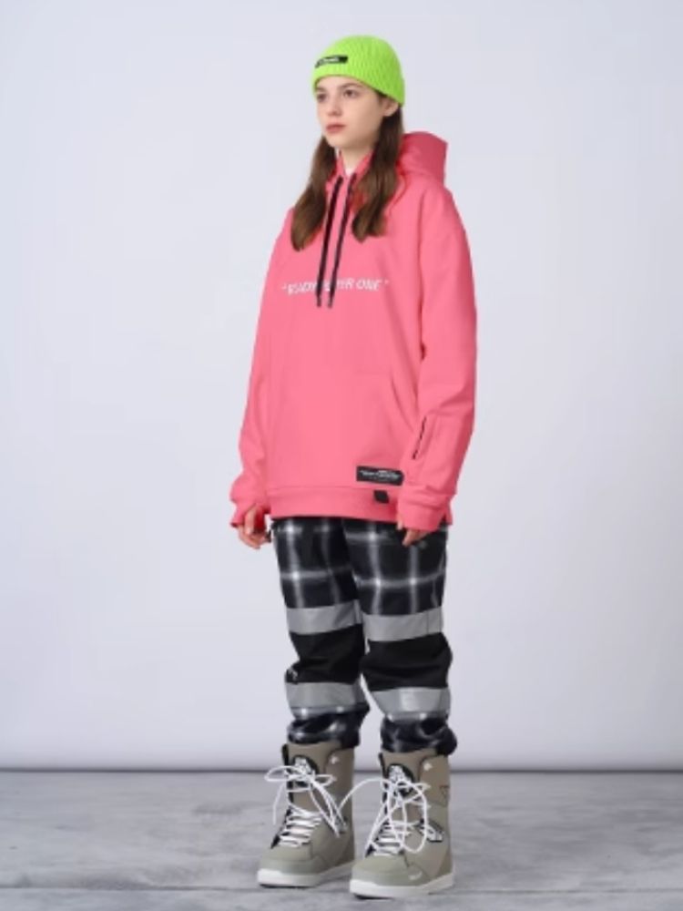 XwXwSeui Men Women Vintage Fleece Hoodie Ski Sweatshirt