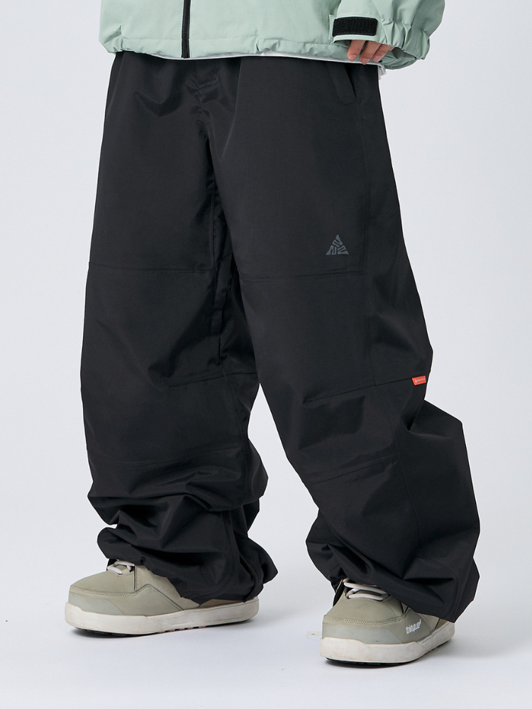 XwXwSeui Men and Women 3L Shell Baggy Ski Pants