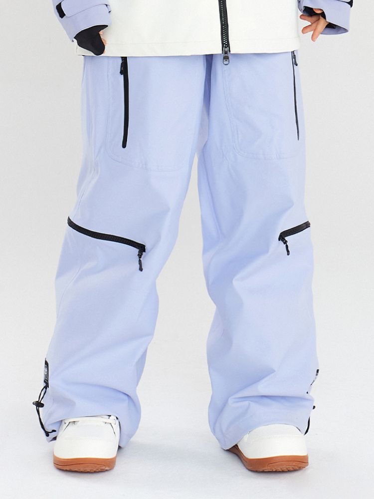 XwXwSeui Men Women Loose Insulated Ski Pants