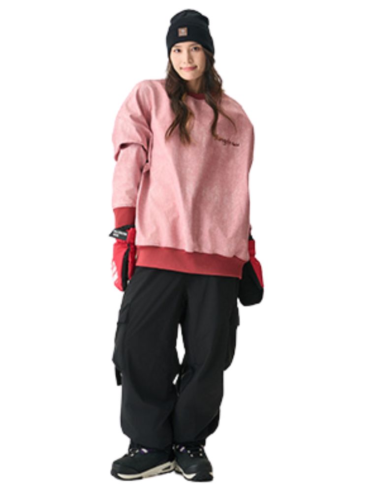 XwXwSeui Men Women 3L Fleece Ski Sweatshirt