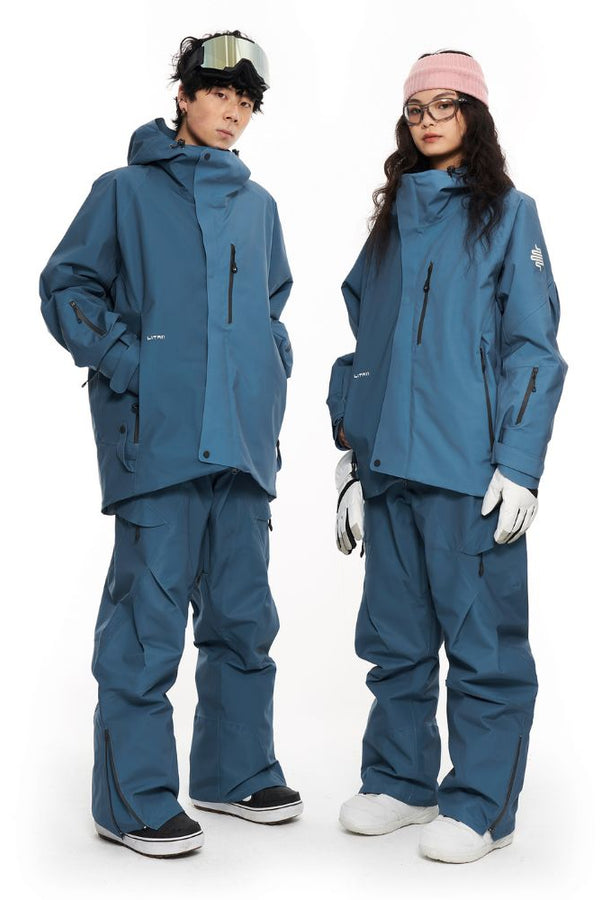 XwXwSeui Men Women Gradient Insulated Snow Suits