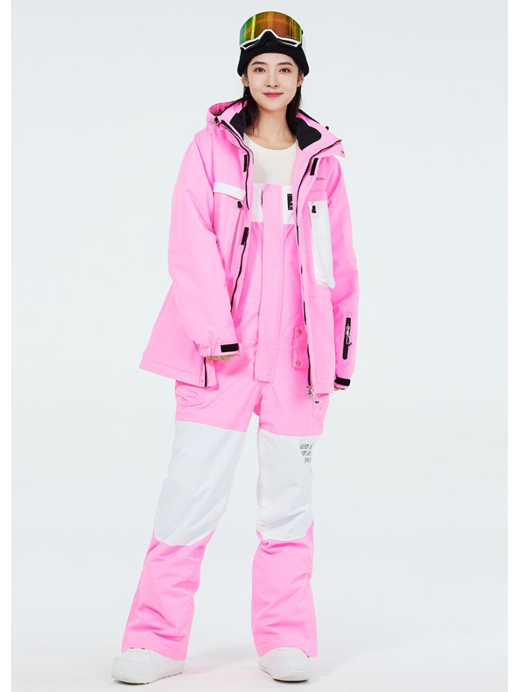 XwXwSeui Men Women Outdoor Windproof Snow Suits