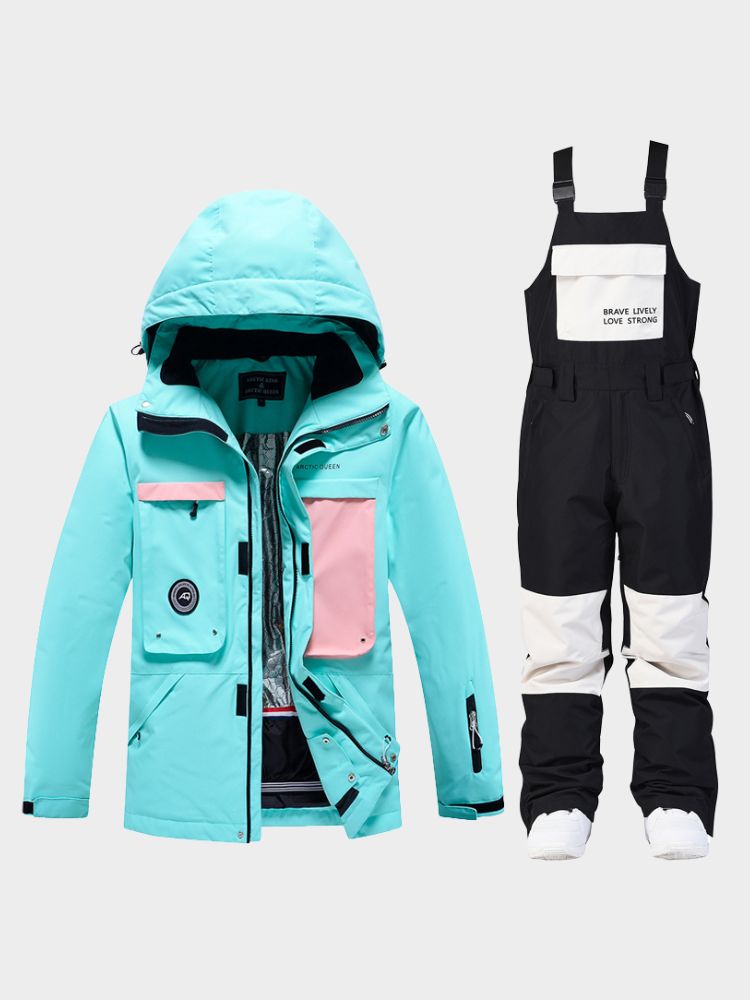 XwXwSeui Men Women Outdoor Windproof Snow Suits