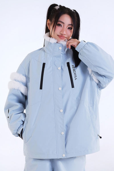 XwXwSeui Womens and Mens Outdoor 3L Windproof Breathproof Snowboard Jackets