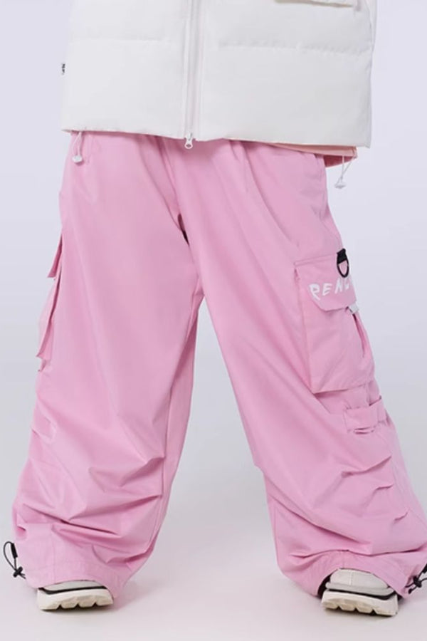 XwXwSeui Men Women Loose Hip-hop Trendy Snow Pants