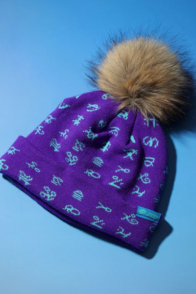 Totem Rune Knit Beanie for Unisex