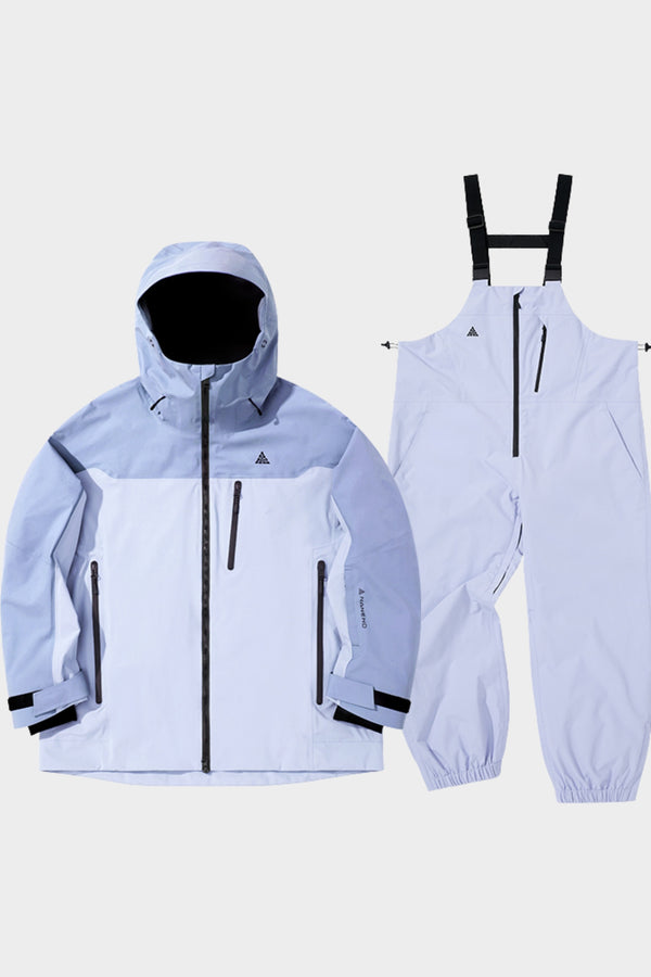 XwXwSeui Mens Womens Insulated Fashion Breathproof Waterproof Zipper Ski Suit