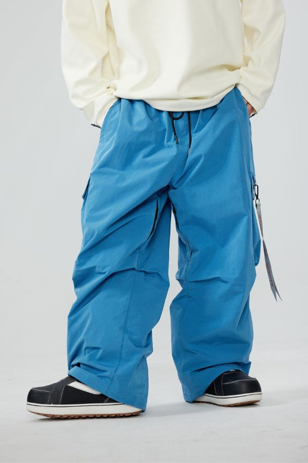 XwXwSeui Men Women Super Baggy Fleece Snowboarding Pants