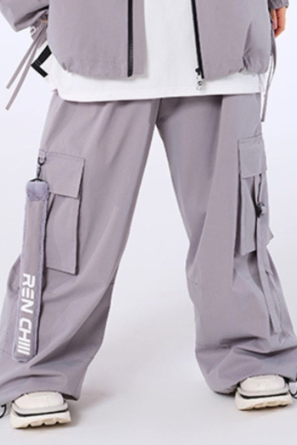 XwXwSeui Men Women Keep Warm Loose Style Trendy Hip-Hop Ski Pants