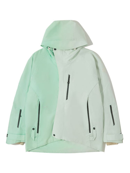 XwXwSeui Men Women Shell Hooded Snow Jacket