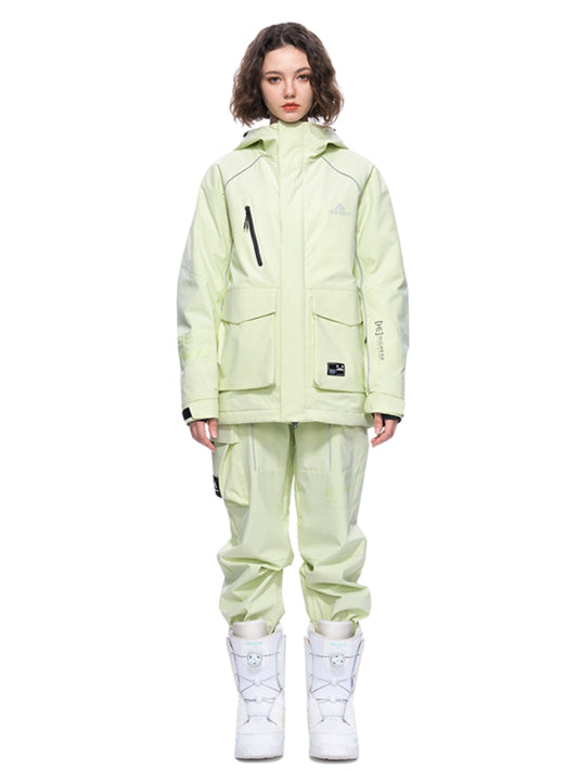 XwXwSeui Men Women Zipper Outdoor Snow Suits