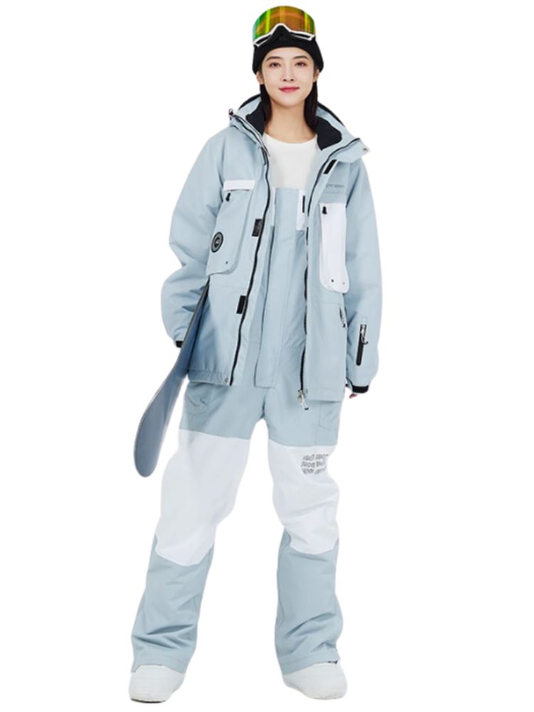 XwXwSeui Men Women Outdoor Windproof Snow Suits