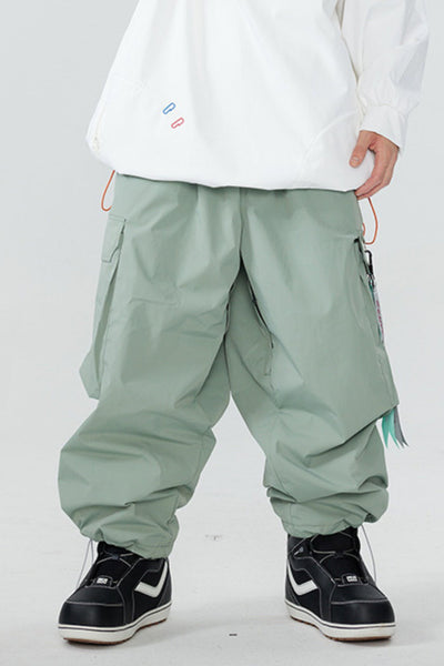 Hellystudio Super Baggy Shell Snowboarding Pants for Unisex