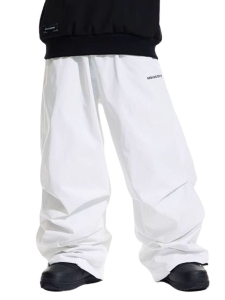 XwXwSeui Men Women 3L Fleeced Baggy Ski Pants