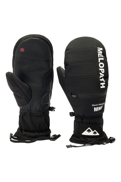 XwXwSeui Men and Women Insulated Patchwork Waterproof Outdoor Snow Mittens