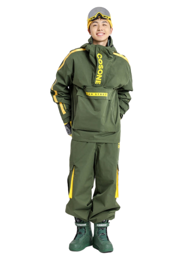 XwXwSeui Men Women Outdoor Insulated Snow Suits