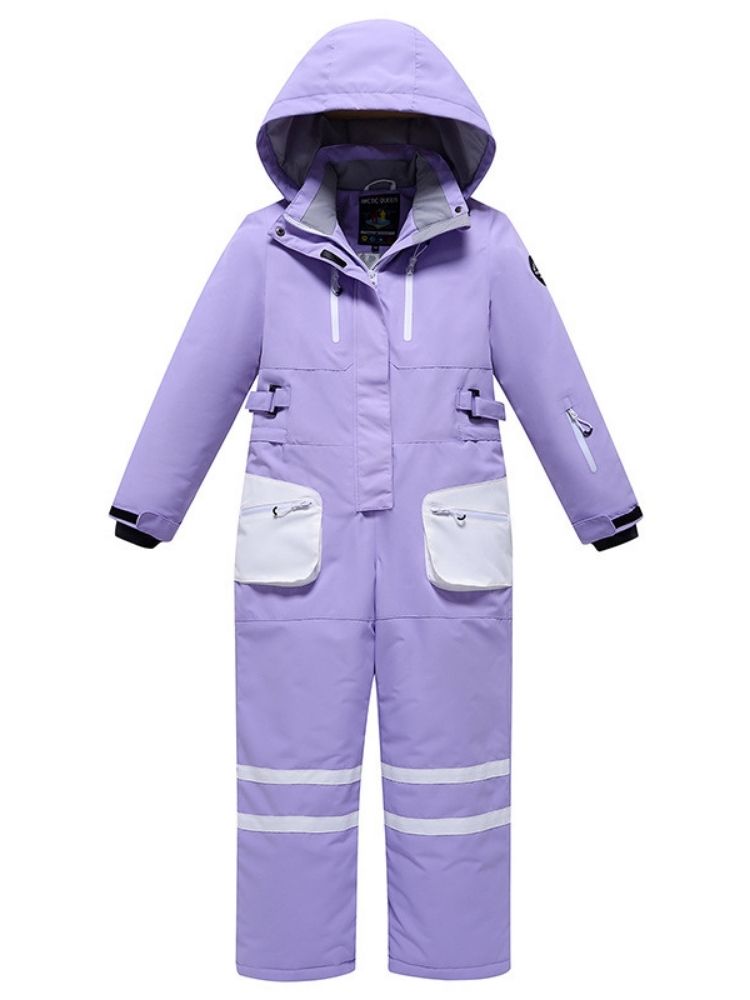 XwXwSeui Kids Insulated Breathable Ski Jumpsuit