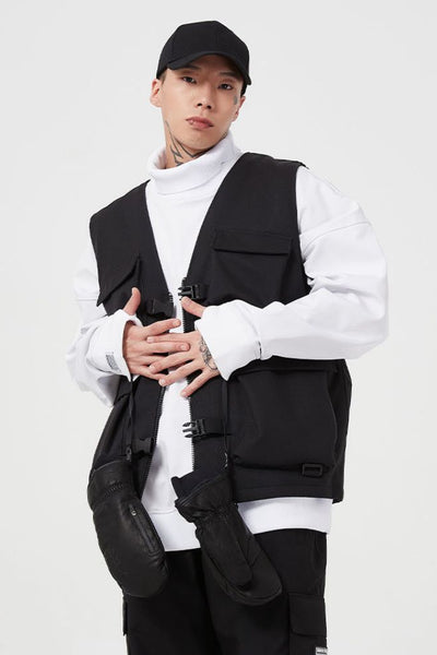 XwXwSeui Men Women Winter Hunter Cargo Vest Insulated Ski Vest