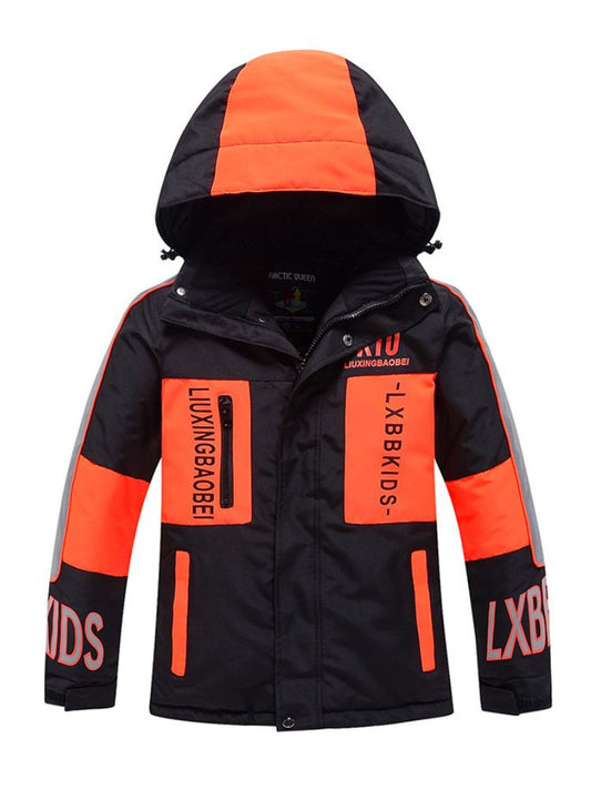 XwXwSeui Kids Reflective Insulated Snow Jacket